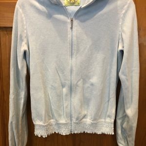 Juicy Couture (circa 2000) terry zip front hoodie jacket